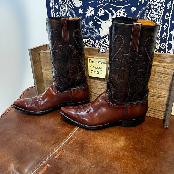Lucchese Handmade Classics Brown Cowboy Boots in men\'s size 11EE/11.5D main image 7